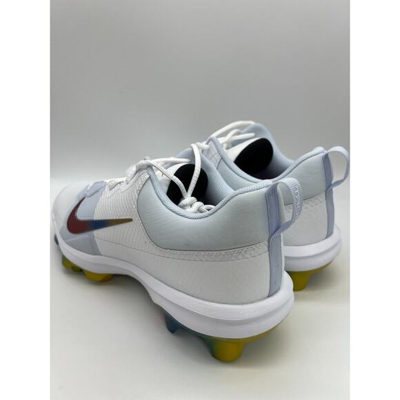 Nike Force Trout 9 Pro MCS 'Rainbow' Baseball Cleats FB2908-106 Men's Size 12 - Picture 9 of 12